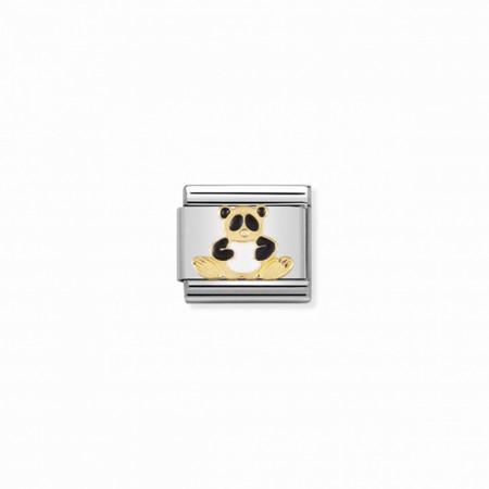 Nomination Gold Panda Enamel Composable Charm